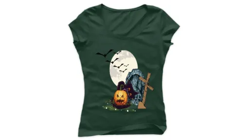 Дамска тениска на тема Halloween 14