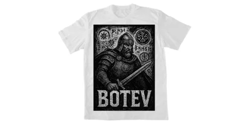 Мъжка тениска "България" Огън и Свобода