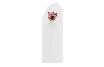 MadRavers Unisex Heavy Oversize Tee I Demon Mouth - White
