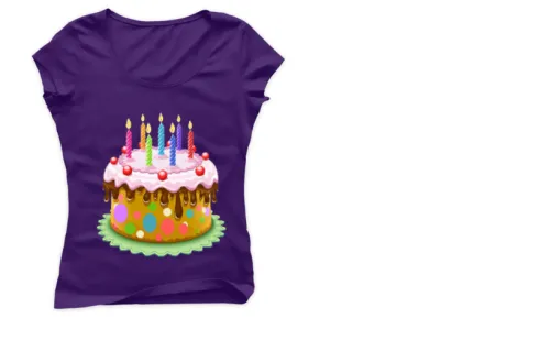 Дамска тениска Happy birthday 9