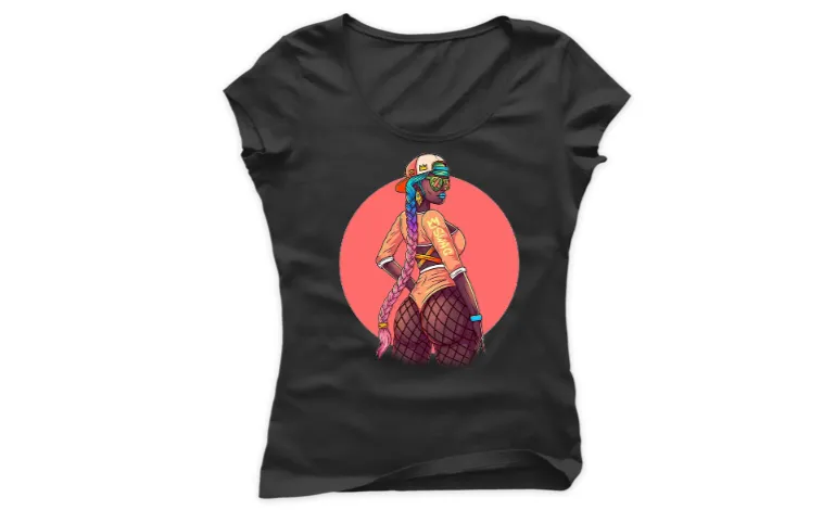 Дамска тениска Nice girl back