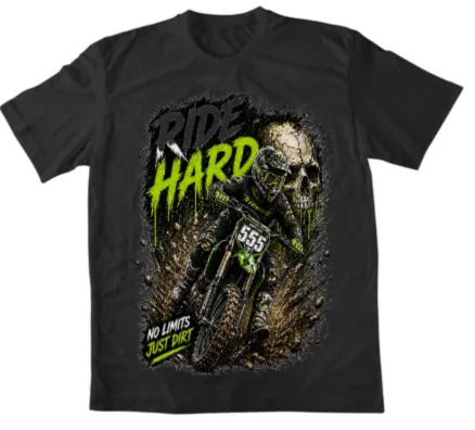 T-shirt ride hard