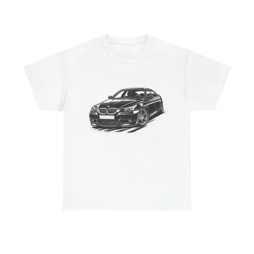 Тениска  BMW E60 - бяла