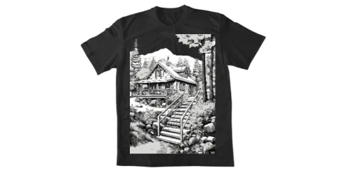 Мъжка тениска , DREAM HOUSE IN NATURE ...