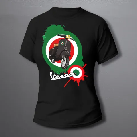 дамска тениска VESPA Italy black