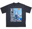 open mind oversized black tee