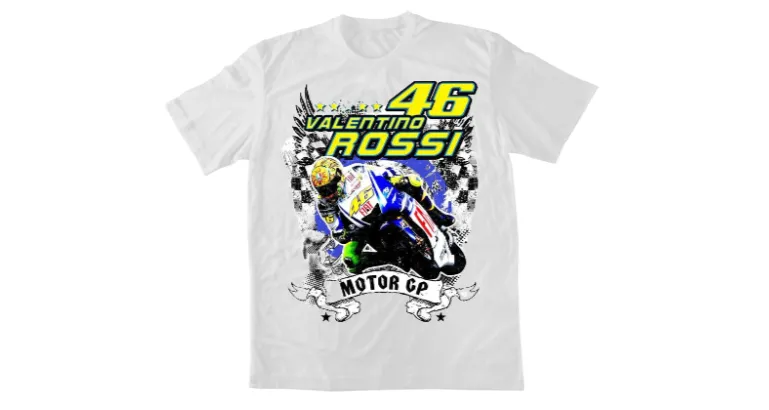 Тениска Vale Rossi 46 PosterМъжка Т