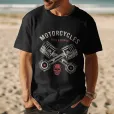 Мъжка тениска "Motorcycles Parts"