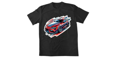 Тениска Toyota Supra - черна