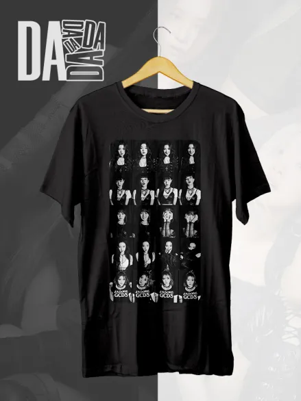 Kpop01 Black Men Front-Back