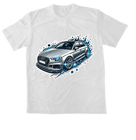 Тениска Audi - бяла
