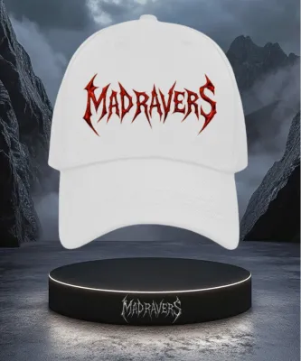 MadRavers Hat I RedLabel-3 - White