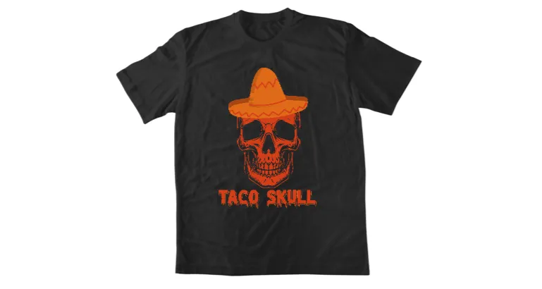 Тениска Taco skull