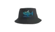 Delicate Shark black bucket hat