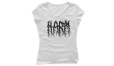 HARM metal logo girl tee
