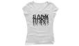 HARM metal logo girl tee