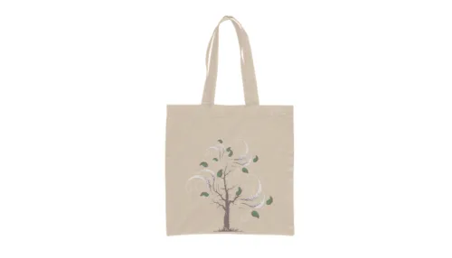 Памучна чанта Tree натурален