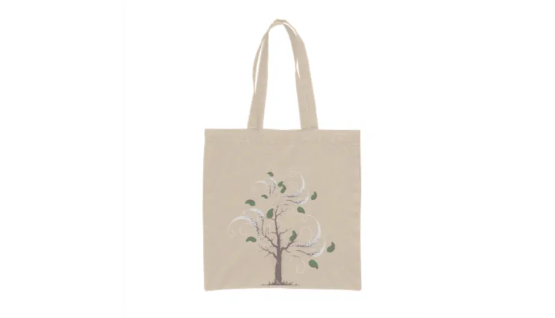 Памучна чанта Tree натурален