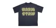 turtle logo black oversize tee