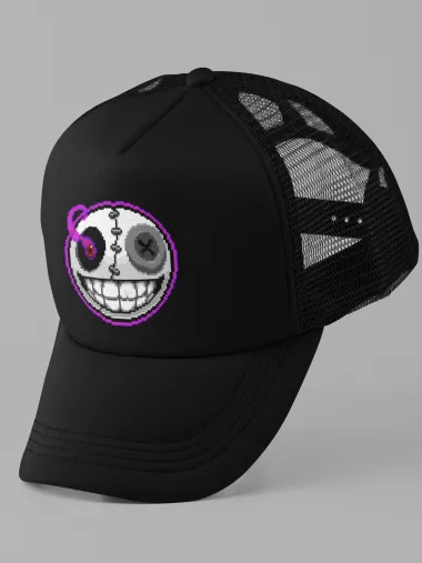 Черна Шапка С Мрежа VoodooHeadsTv