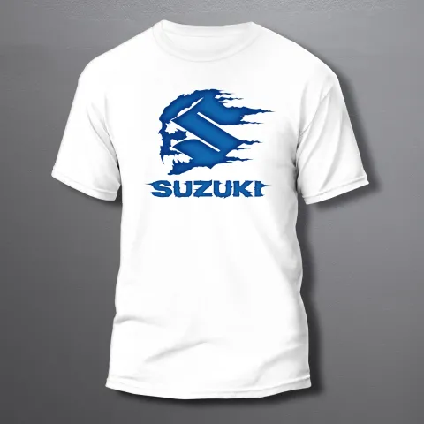 SUZUKI Logo blue мъжка тениска