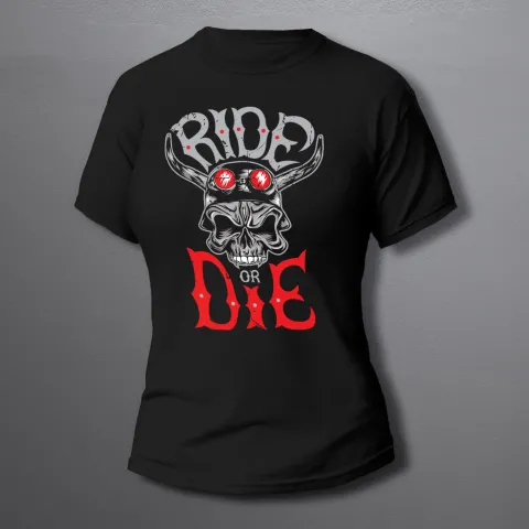 дамска тениска RIDE or DIE