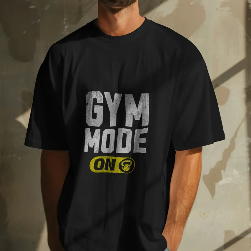 Унисекс Oversize тениска "Gym Mode On"