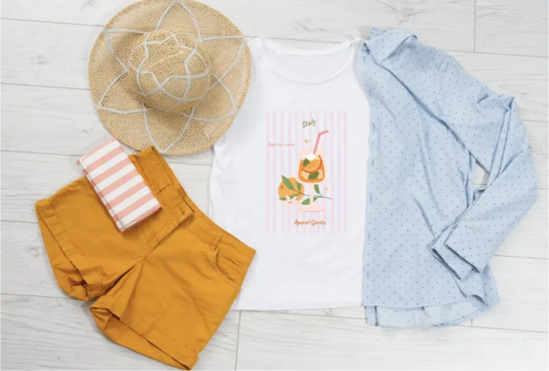 Унисекс тениска " Aperol Spritz"