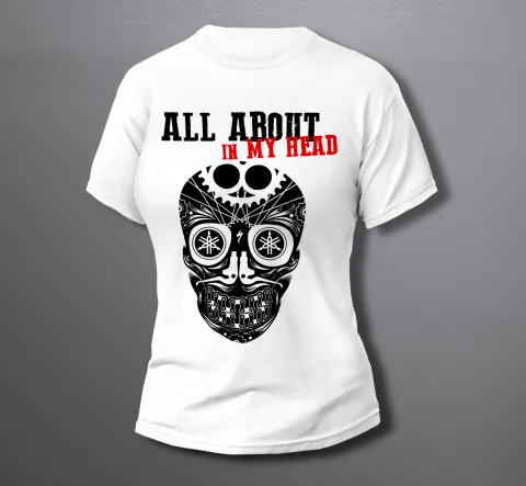 дамска тениска ALL ABOUT IN MY HEAD