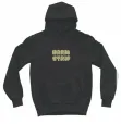 Almighty Duck Bot black oversize hoodie