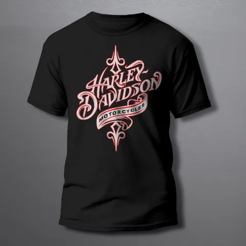 мъжка тениска Harley-Davidson ornament