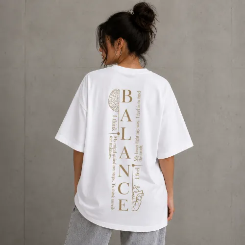 Тениска Balance White Woman