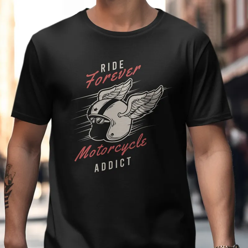 Мъжка тениска "Ride Forever"