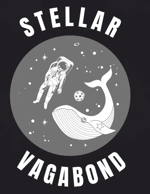 Stellar Vagabond - Детска Тениска Черна