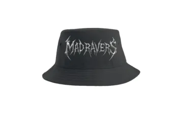 MadRavers Bucket Hat I HardTech Logo - Black