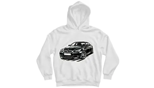 Худи BMW E60 - бяло