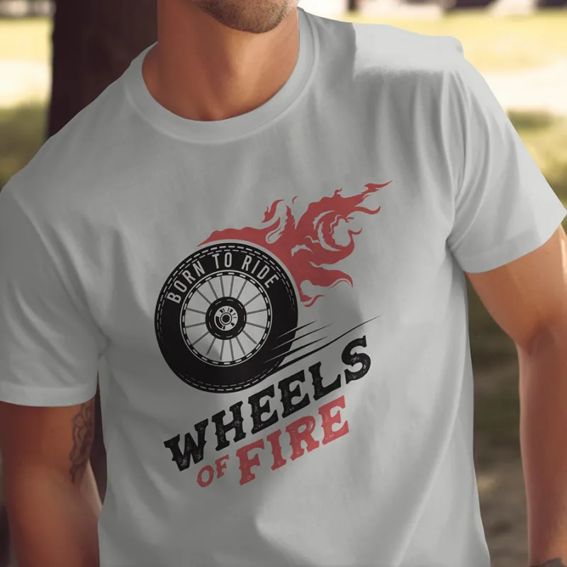 Мъжка тениска "Wheels of Fire"