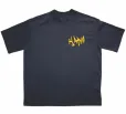 HARM Shark x Logo oversize black tee