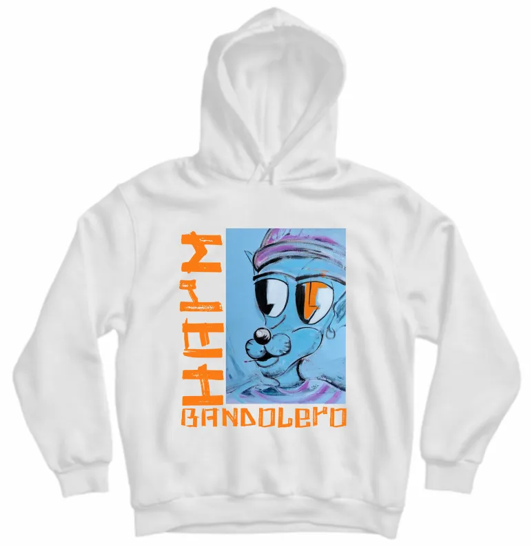 bandolero white hoodie