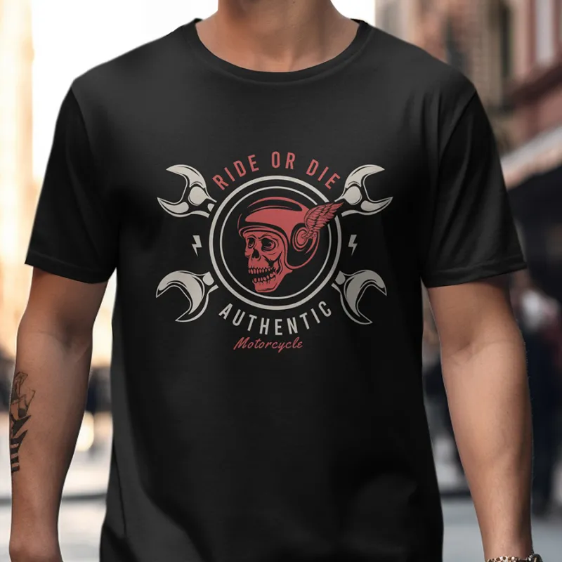 Мъжка тениска "Ride or Die"