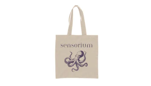Памучна чанта Sensorium Octopus натурален