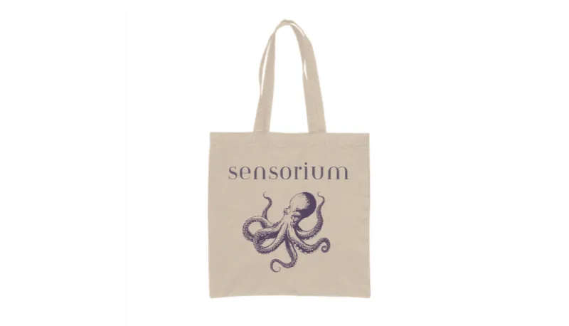Памучна чанта Sensorium Octopus натурален