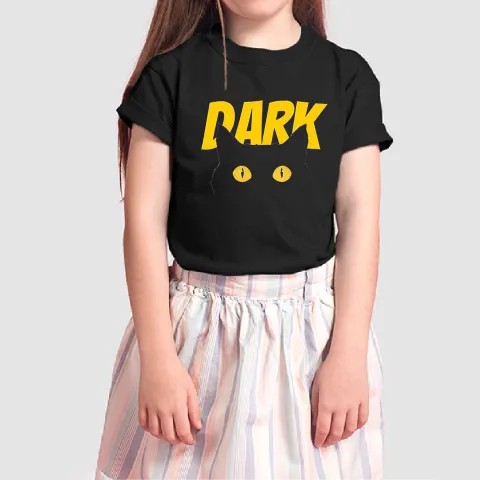 Детска тениска принт Dark Cat