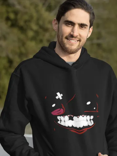 Черен Мъжки Суитчър Super Meatboy