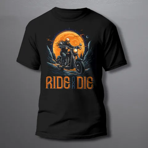 мъжка тениска RIDE or DIE-Harley