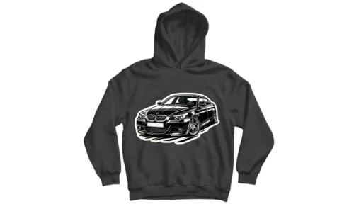 Худи BMW E60 - черно