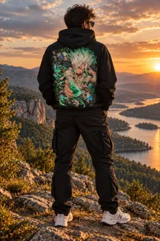Худи с джобове Dr. Stone