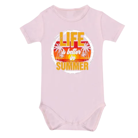 Бебешко боди принт Summer Life girl
