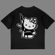 BlacknWhite Котенце черна с дизайн на гърба