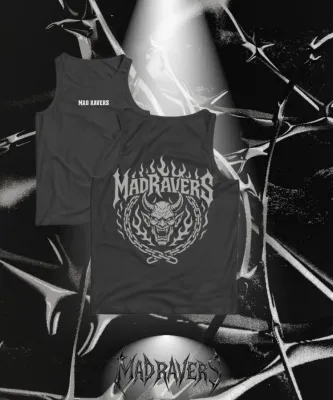 MadRavers Man TankTop I Devil Logo Black